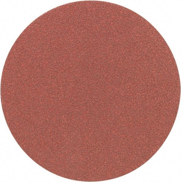 Porter-Cable - 5" Diam, 100 Grit Aluminum Oxide Adhesive PSA Disc - Fine Grade, Tan, C Weighted Backing, Flexible, 13,000 Max RPM - Eagle Tool & Supply