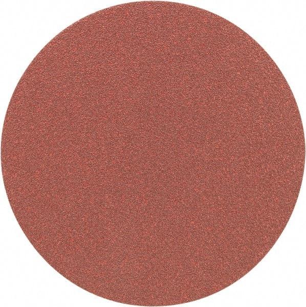 Porter-Cable - 5" Diam, 80 Grit Aluminum Oxide Adhesive PSA Disc - Medium Grade, Tan, C Weighted Backing, Flexible, 13,000 Max RPM - Eagle Tool & Supply
