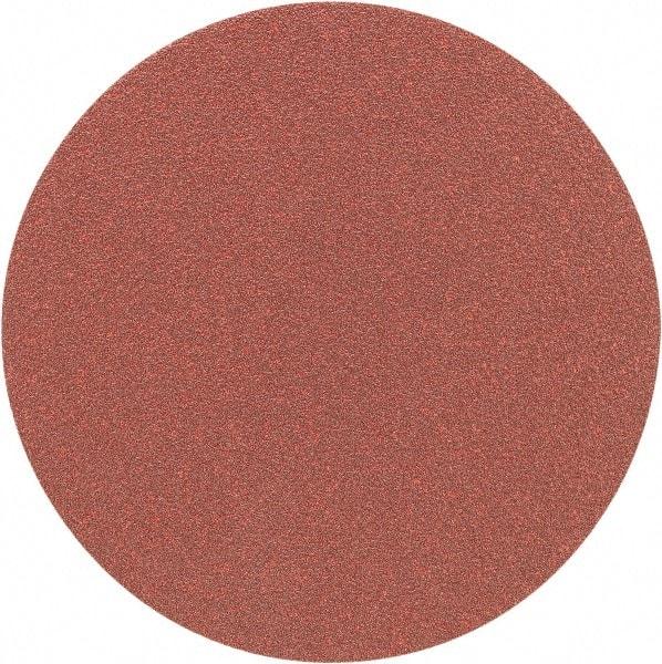 Porter-Cable - 5" Diam, 80 Grit Aluminum Oxide Adhesive PSA Disc - Medium Grade, Tan, C Weighted Backing, Flexible, 13,000 Max RPM - Eagle Tool & Supply