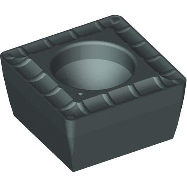 Kennametal - SPPX09T308 MD Grade KCU25 Carbide Indexable Drill Insert - TiCN/Al2O3 Finish, Square, 3/8" Inscribed Circle - Eagle Tool & Supply