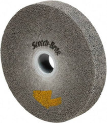 3M - 6" Diam, 1" Face Width, 1" Center Hole, Fine Grade, Silicon Carbide Deburring Wheel - Convolute, Soft Density 9 Grade, 6,000 RPM - Eagle Tool & Supply