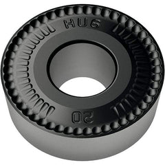 Walter - RCMX2507M0 HU6 Grade WPP10S Carbide Turning Insert - TiCN/Al2O3/TiN Finish, Round, 25mm Inscr Circle, 5/16" Thick - Eagle Tool & Supply