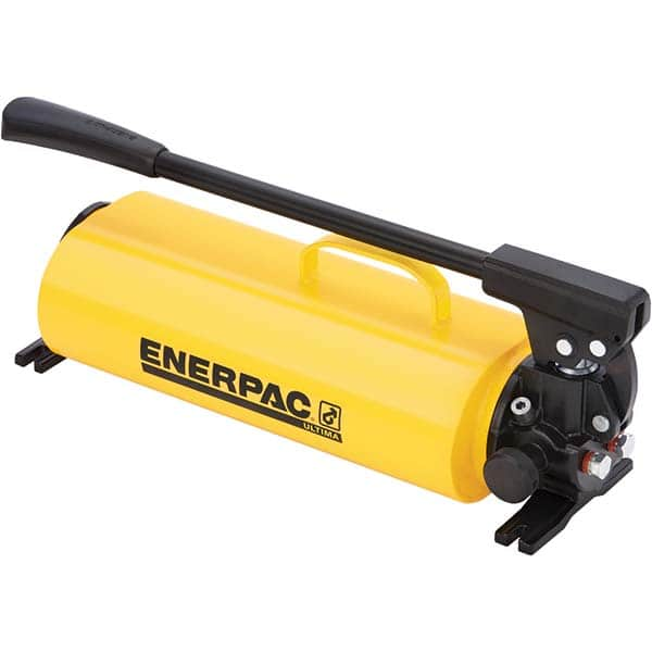 Enerpac - Manual Hydraulic Pumps Number of Stages: 2.000 Oil Volume Per Stroke (Cu. In.): 1.00 - Eagle Tool & Supply