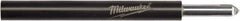 Milwaukee Tool - 1/4" Pin Diam, 2" Long Carbide-Tipped Pilot Drill - Compatible with Hole Cutters - Eagle Tool & Supply