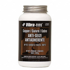 Vibra-Tite - 8 oz Jar, Copper Anti-Seize Lubricant, with Brush Cap - Eagle Tool & Supply