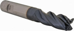 Iscar - 3/4" Diam 4 Flute Solid Carbide 0.04" Corner Radius End Mill - Eagle Tool & Supply