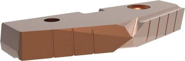 Allied Machine and Engineering - 82mm Diam x 7/16" Thick, Seat Code 6, 144° Included Angle Spade Drill Insert - AM200 Coated, Cobalt, Grade Super Cobalt, Series GEN2 T-A - Eagle Tool & Supply