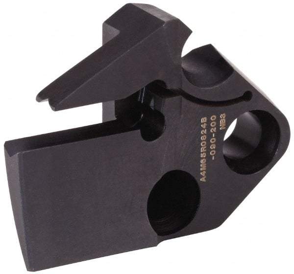 Kennametal - 10mm Groove Width, 24mm Max Depth of Cut, Right Hand Cut, A4M-B Indexable Grooving Blade - 10 Seat Size, A4G1000M10P08GMP Insert Style, Series A4 - Eagle Tool & Supply
