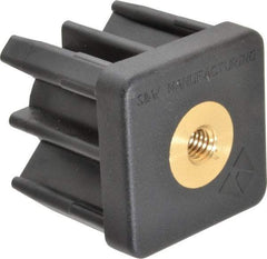 Gibraltar - 2" Tube, 3/8-16 Thread, 1,800 Lb Capacity, Square Tube End - 0.065" Tube Wall, 2" Square - Eagle Tool & Supply