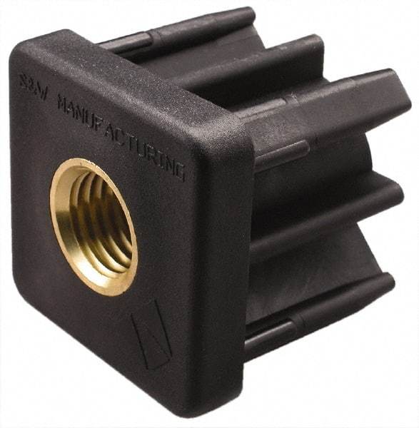 Gibraltar - 1-1/2" Tube, 5/8-11 Thread, 1,000 Lb Capacity, Square Tube End - 0.12" Tube Wall, 1-1/2" Square - Eagle Tool & Supply