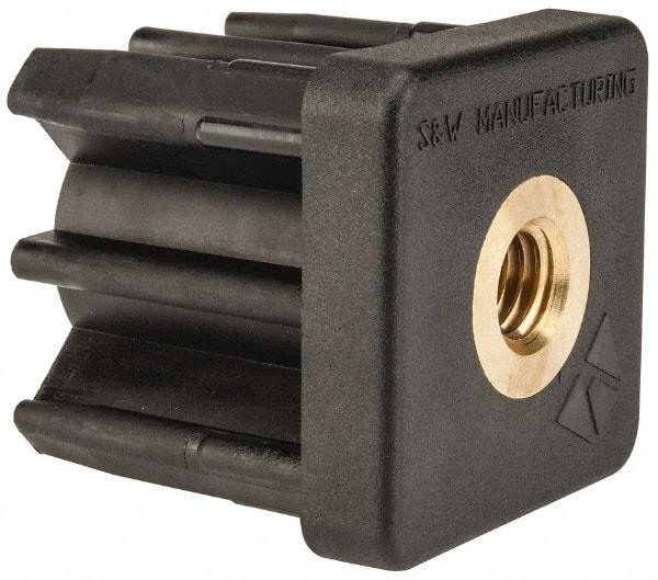 Gibraltar - 2" Tube, 1/2-13 Thread, 1,800 Lb Capacity, Square Tube End - 0.109/0.12" Tube Wall, 2" Square - Eagle Tool & Supply