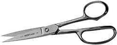 Heritage Cutlery - 3" LOC, 8" OAL Stainless Steel Standard Shears - Ambidextrous, Straight Handle, For General Purpose Use - Eagle Tool & Supply