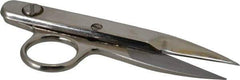 Heritage Cutlery - 1-3/8" LOC, 4-1/2" OAL Carbon Nickel Plated Standard Thread Clips - Right Hand, Straight Handle, For Electrical - Eagle Tool & Supply