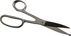 Heritage Cutlery - 3" LOC, 9" OAL Stainless Steel Standard Shears - Right Hand, Metal Straight Handle, For Poultry Processing - Eagle Tool & Supply