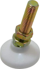 Gibraltar - 1/2-13 Bolt Thread, Studded Pivotal Stud Mount Leveling Pad & Mount - 700 Max Lb Capacity, 1-7/8" Base Diam - Eagle Tool & Supply