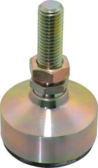 Gibraltar - 440 Lb Capacity, 5/8-11 Thread, 3-7/8" OAL, Zinc Stud, Studded Socket Mount Leveling Mount - 2" Stud Length, 2-1/2" Base Diam, Zinc Pad, 7/8" Hex - Eagle Tool & Supply