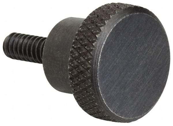 Gibraltar - 2-1/2" Head, Knurled Knob - Threaded Stem, Stainless Steel - Eagle Tool & Supply