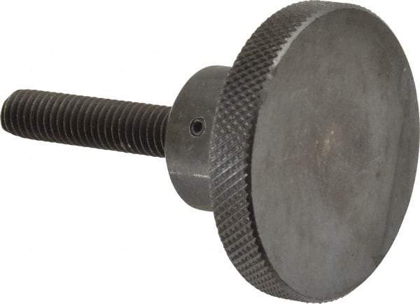 Gibraltar - 2" Head, Knurled Knob - Threaded Stem, Steel - Eagle Tool & Supply