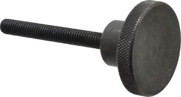 Gibraltar - 2" Head, Knurled Knob - Threaded Stem, Steel - Eagle Tool & Supply