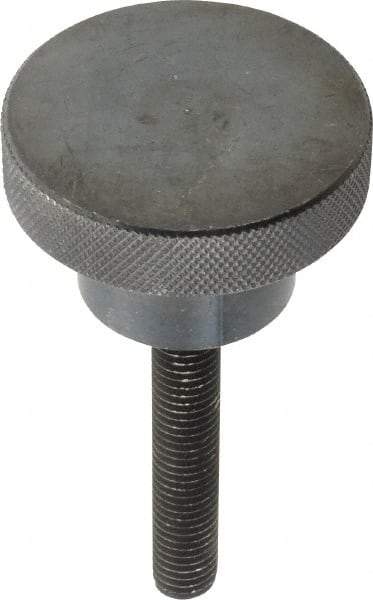 Gibraltar - 2-1/2" Head, Knurled Knob - Threaded Stem, Steel - Eagle Tool & Supply