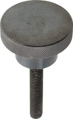 Gibraltar - 2-1/2" Head, Knurled Knob - Threaded Stem, Steel - Eagle Tool & Supply