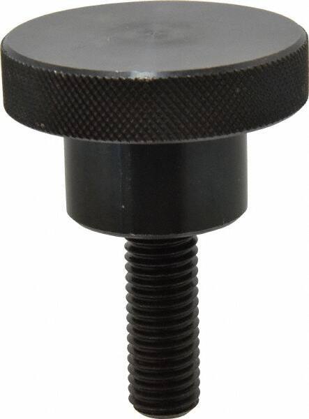 Gibraltar - 2-1/2" Head, Knurled Knob - Threaded Stem, Steel - Eagle Tool & Supply