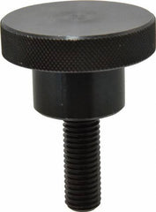 Gibraltar - 2-1/2" Head, Knurled Knob - Threaded Stem, Steel - Eagle Tool & Supply