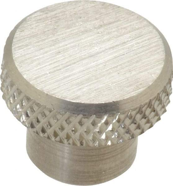 Gibraltar - 3/4" Head, Knurled Knob - Tapped, Stainless Steel - Eagle Tool & Supply