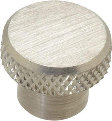 Gibraltar - 3/4" Head, Knurled Knob - Tapped, Stainless Steel - Eagle Tool & Supply