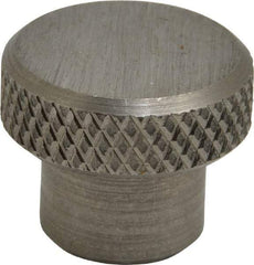Gibraltar - 3/4" Head, Knurled Knob - Tapped, Stainless Steel - Eagle Tool & Supply
