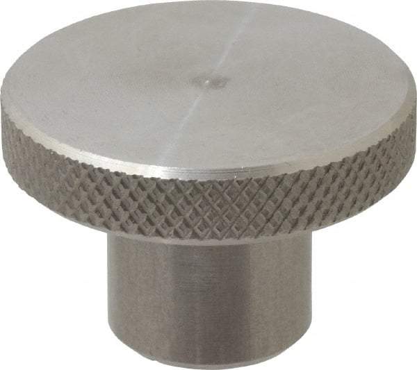 Gibraltar - 1-1/2" Head, Knurled Knob - Tapped, Stainless Steel - Eagle Tool & Supply