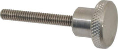 Gibraltar - 1" Head, Knurled Knob - Threaded Stem, Stainless Steel - Eagle Tool & Supply