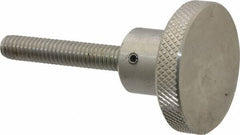 Gibraltar - 1-1/2" Head, Knurled Knob - Threaded Stem, Stainless Steel - Eagle Tool & Supply