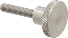Gibraltar - 1-1/2" Head, Knurled Knob - Threaded Stem, Stainless Steel - Eagle Tool & Supply