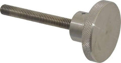 Gibraltar - 2" Head, Knurled Knob - Threaded Stem, Stainless Steel - Eagle Tool & Supply