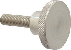 Gibraltar - 2" Head, Knurled Knob - Threaded Stem, Stainless Steel - Eagle Tool & Supply