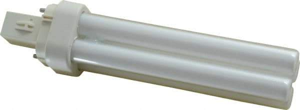 Philips - 18 Watt Fluorescent Commercial/Industrial 2 Pin Lamp - 4,100°K Color Temp, 1,250 Lumens, PLC, 10,000 hr Avg Life - Eagle Tool & Supply