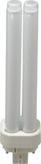 Philips - 18 Watt Fluorescent Commercial/Industrial 4 Pin Lamp - 3,000°K Color Temp, 1,250 Lumens, PLC, 12,000 hr Avg Life - Eagle Tool & Supply
