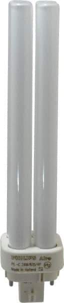 Philips - 26 Watt Fluorescent Commercial/Industrial 4 Pin Lamp - 3,500°K Color Temp, 1,800 Lumens, PLC, 12,000 hr Avg Life - Eagle Tool & Supply