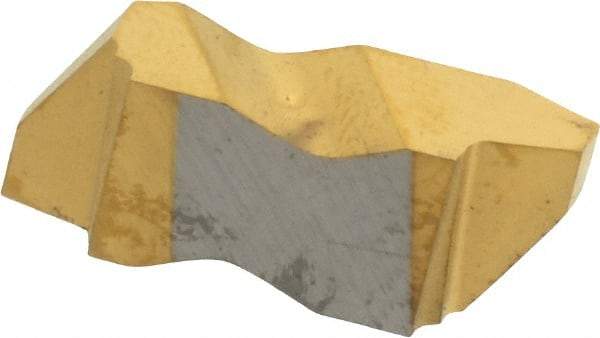 Kennametal - NAS3 Grade KC730, Internal/External Stub Acme Threading Insert - 6 TPI Int Pitch, Right Hand Insert, TiN Finish, Carbide - Eagle Tool & Supply
