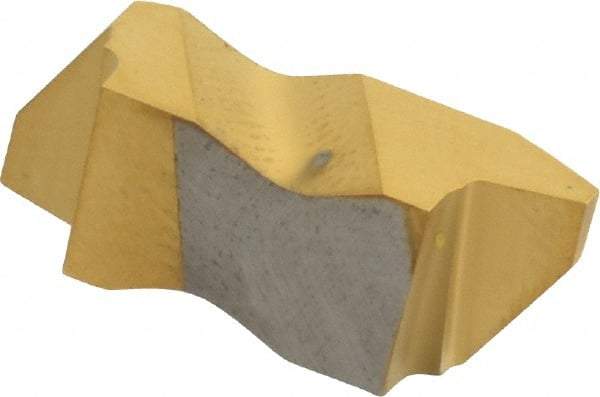 Kennametal - NAS3 Grade KC730, Internal/External Stub Acme Threading Insert - 12 TPI Int Pitch, Right Hand Insert, TiN Finish, Carbide - Eagle Tool & Supply