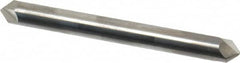 ProMax - 1/4" Diam 2 Flute Double End Solid Carbide Chamfer Mill - Eagle Tool & Supply