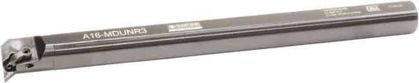 Sumitomo - 1.3" Min Bore Diam, 12" OAL, 1" Shank Diam, A-MDUN Indexable Boring Bar - DNMG 332 Insert, Pin & Clamp Holding Method - Eagle Tool & Supply