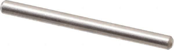 Value Collection - 1/16" Diam x 3/4" Pin Length 316 Stainless Steel Standard Dowel Pin - Bright Finish, 2 Beveled End - Eagle Tool & Supply