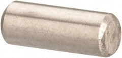 Value Collection - 3/32" Diam x 1/4" Pin Length 316 Stainless Steel Standard Dowel Pin - Bright Finish, 2 Beveled End - Eagle Tool & Supply