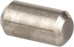 Value Collection - 1/8" Diam x 1/4" Pin Length 316 Stainless Steel Standard Dowel Pin - Bright Finish, 2 Beveled End - Eagle Tool & Supply