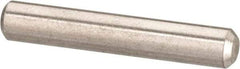 Value Collection - 1/8" Diam x 1/2" Pin Length 316 Stainless Steel Standard Dowel Pin - Bright Finish, 2 Beveled End - Eagle Tool & Supply
