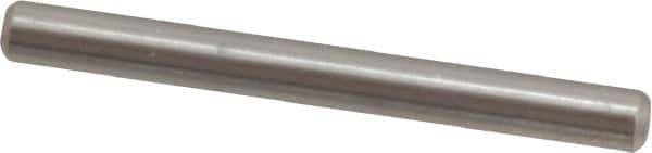 Value Collection - 1/8" Diam x 1-1/4" Pin Length 316 Stainless Steel Standard Dowel Pin - Bright Finish, 2 Beveled End - Eagle Tool & Supply