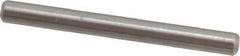 Value Collection - 1/8" Diam x 1-1/4" Pin Length 316 Stainless Steel Standard Dowel Pin - Bright Finish, 2 Beveled End - Eagle Tool & Supply