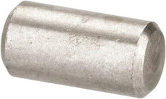 Value Collection - 3/16" Diam x 3/8" Pin Length 316 Stainless Steel Standard Dowel Pin - Bright Finish, 2 Beveled End - Eagle Tool & Supply
